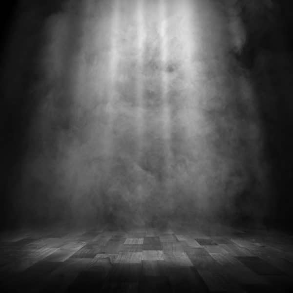 Light beam on the stage